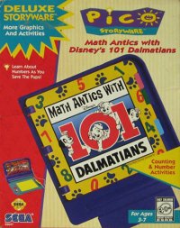 Math Antics with Disney's 101 Dalmatians Sega Pico US box art